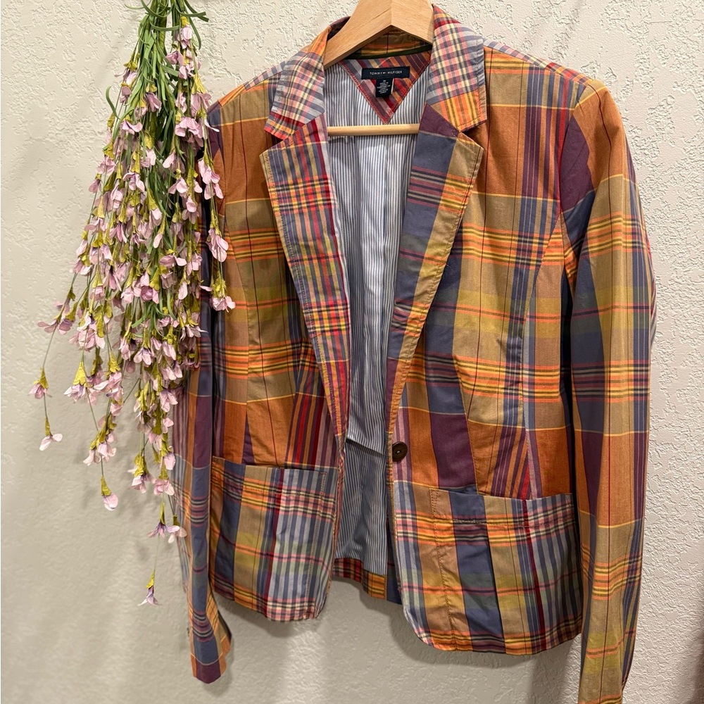 Tommy Hilfiger Multicolor Plaid Jacket